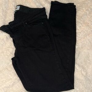 Paige Skyline Skinny black jeans